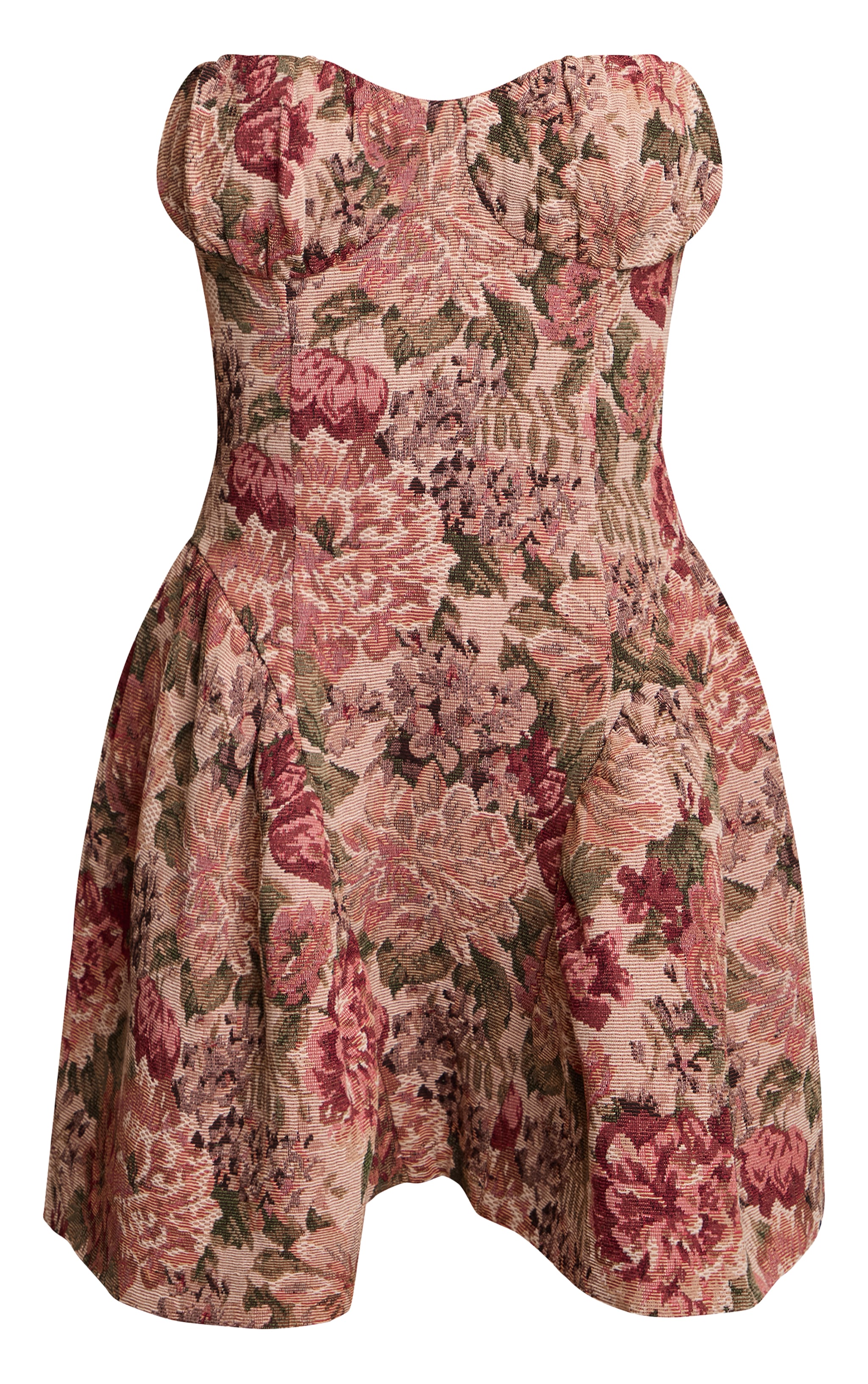 Pink Tapestry Bandeau Shift Dress image 5