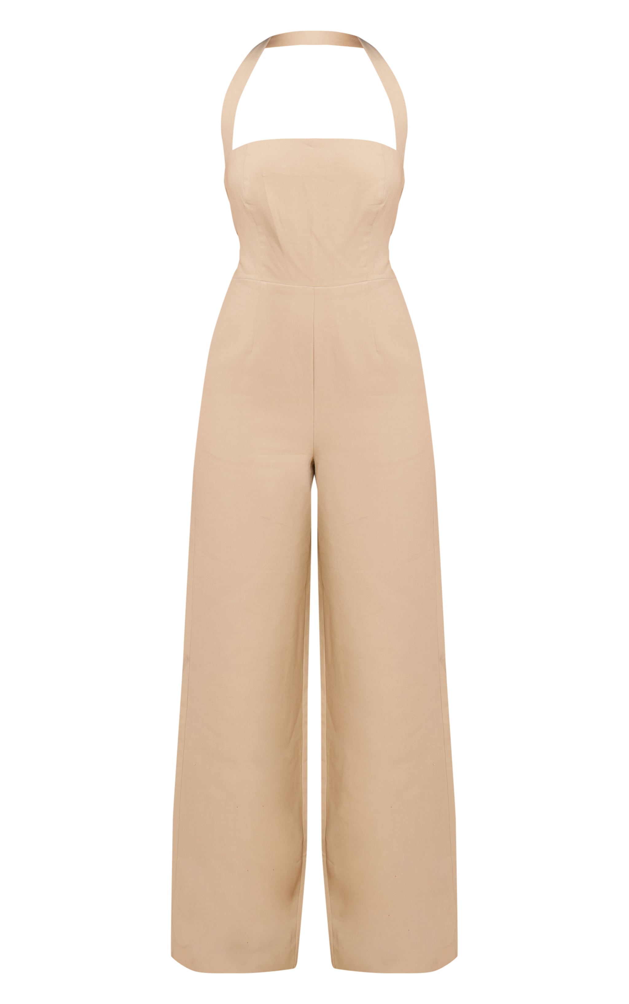 Sage Premium Woven Halterneck Straight Leg Jumpsuit image 5
