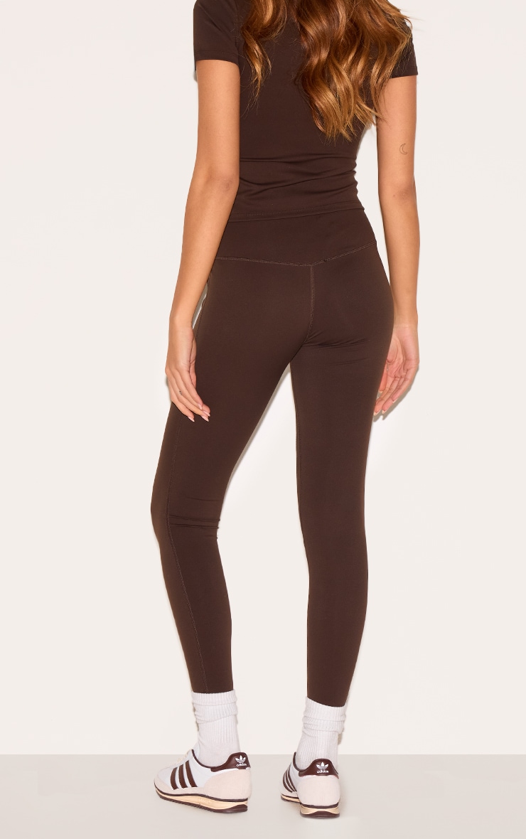 Espresso Sculpt High Waist Gym Leggings image 3