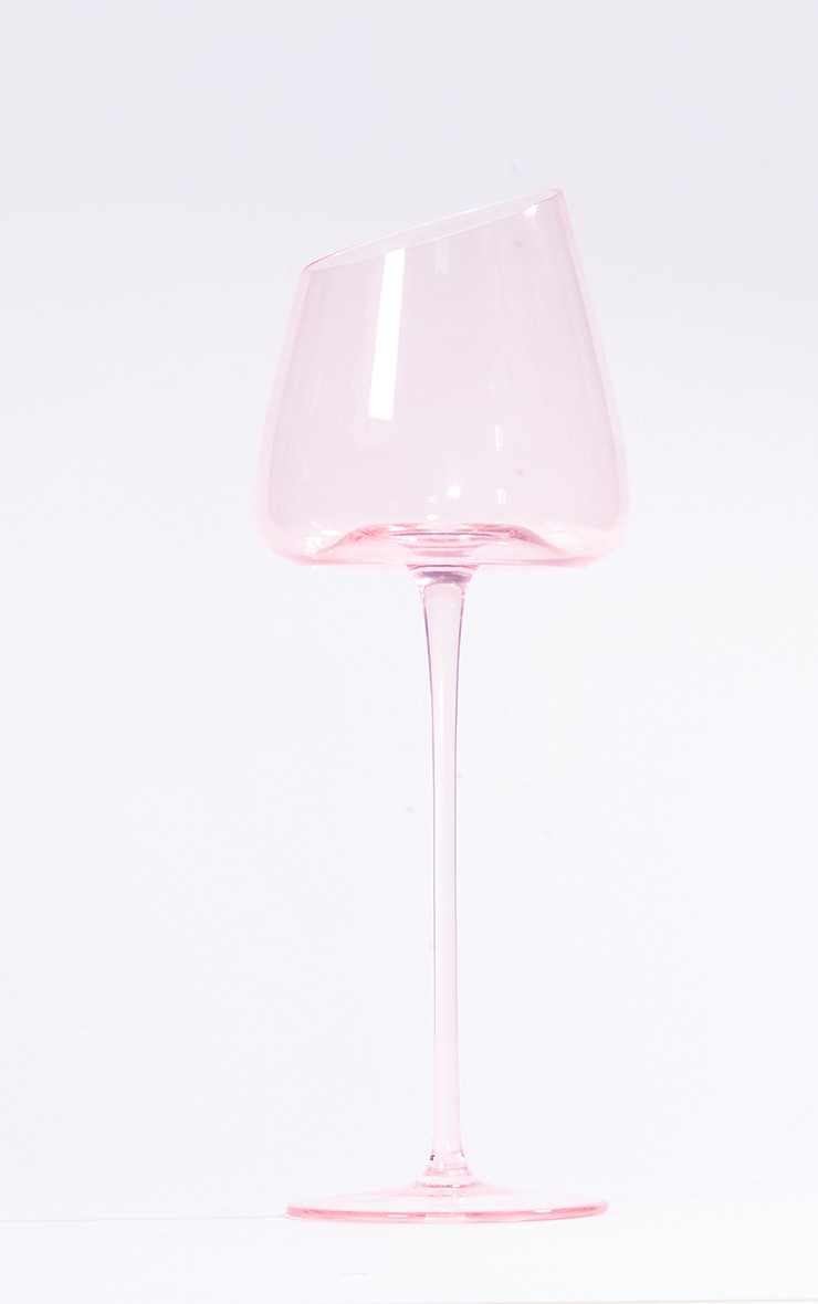 Grand verre à vin rose flamant rose image 3