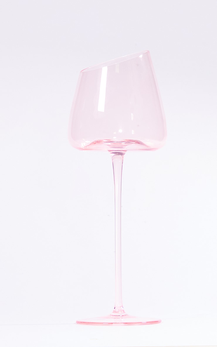 Pink Tall Flamingo Wine Glass image 3