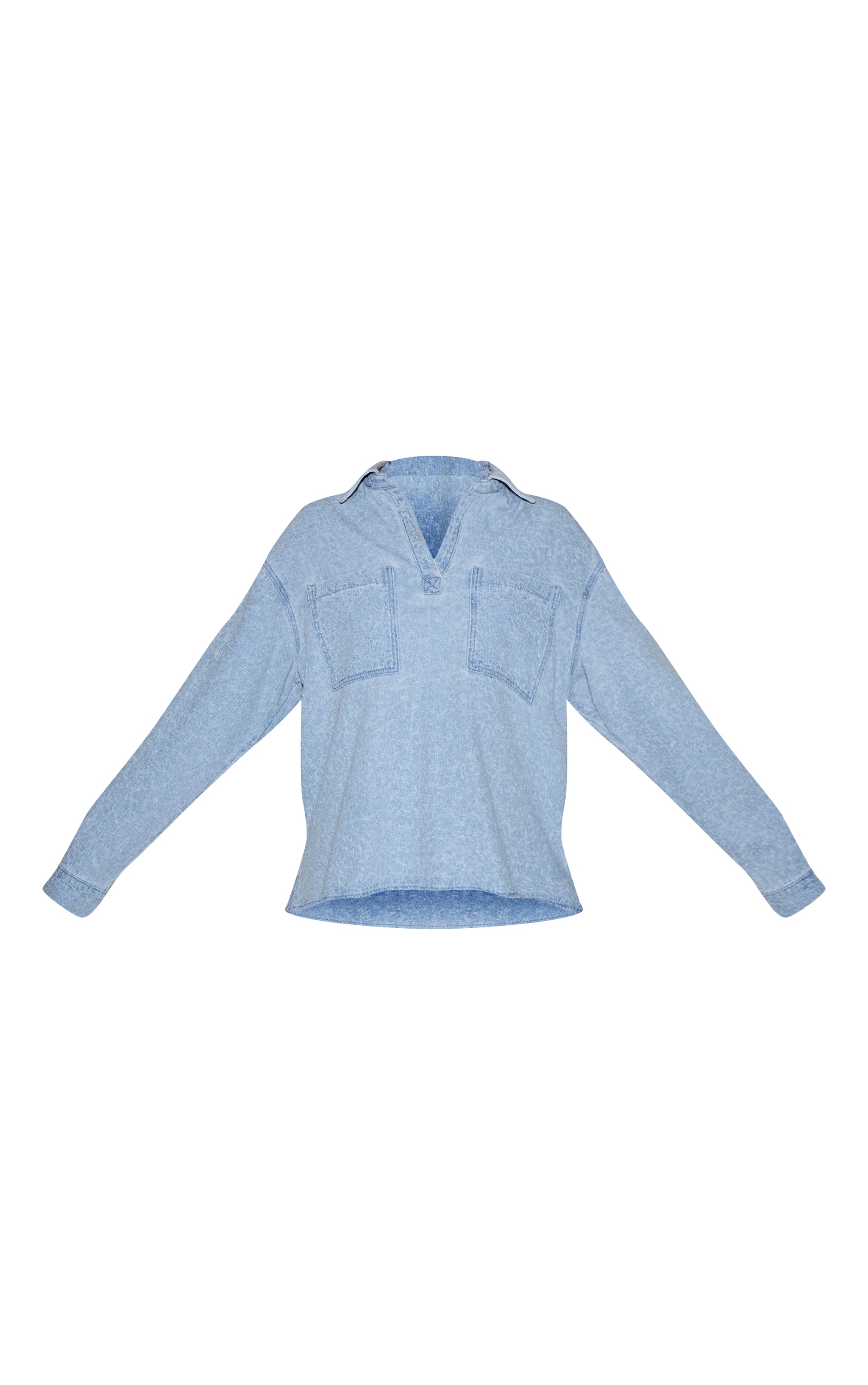 LE CIEL BLEU◆Contrasting Fabric Shirt/半袖ブラウス/36/BLK/24A63111 YASOXA SHIRT | Blue | YAS® France