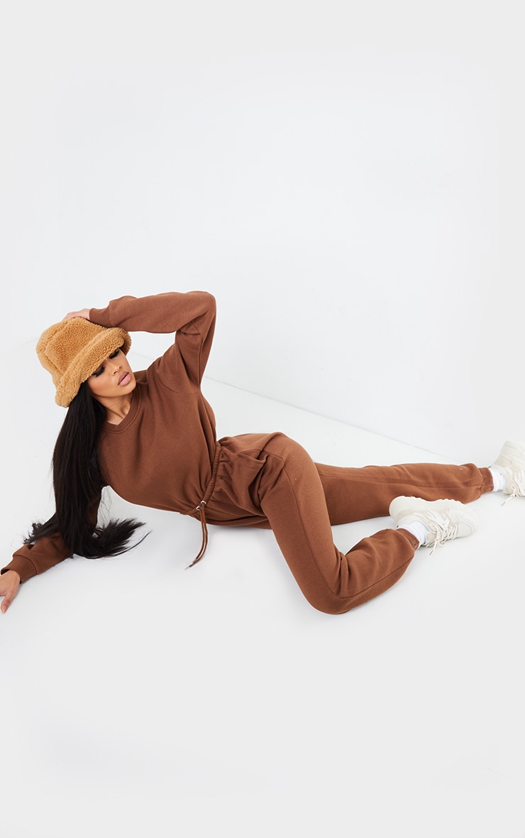 Chocolate Sweat Jumpsuit image 3