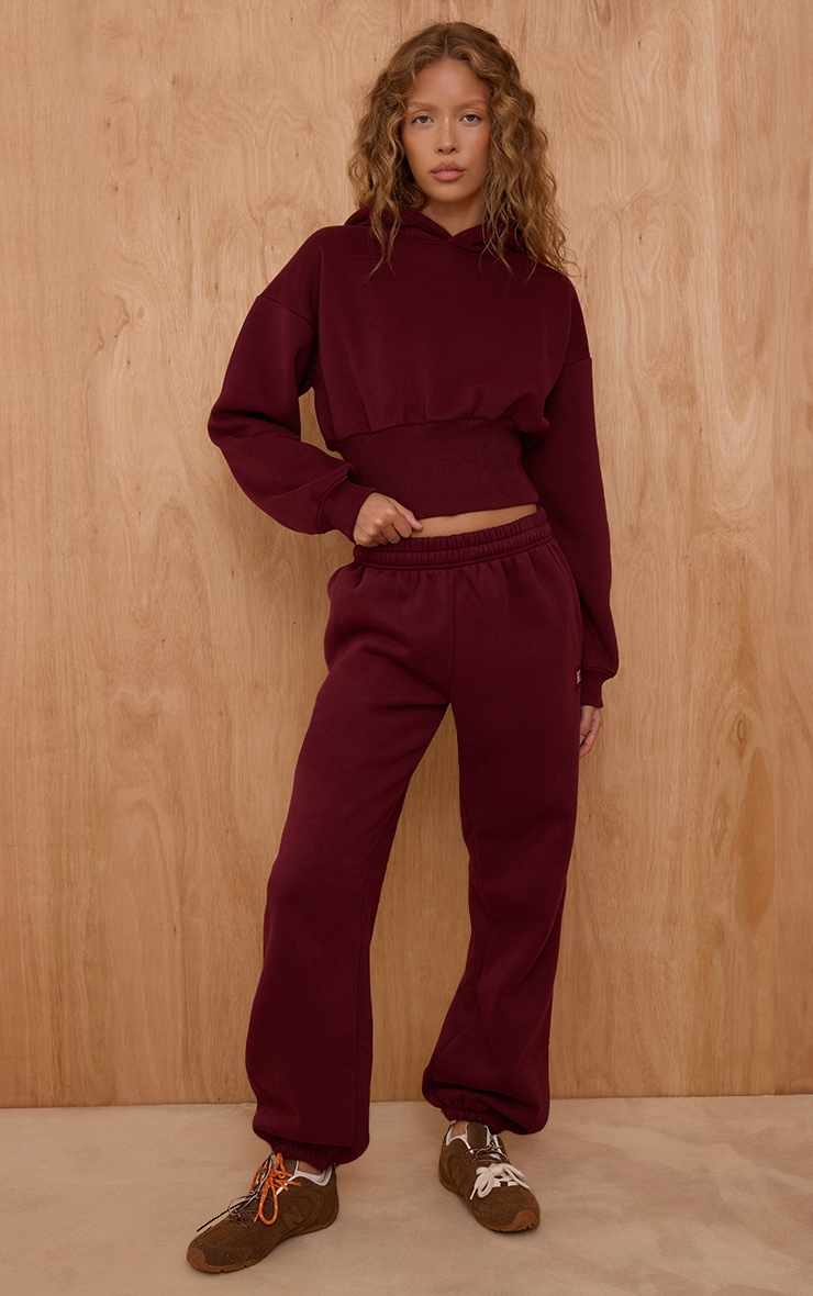 PLT Wine Tab Drawcord Cuff Sweatpants
