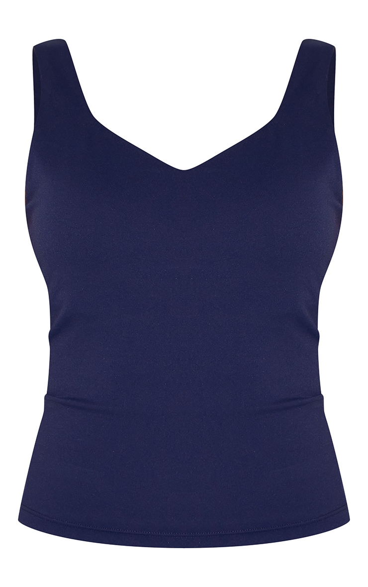 Soutien-gorge de sport rembourré Sculpt longiligne marine petite taille image 5