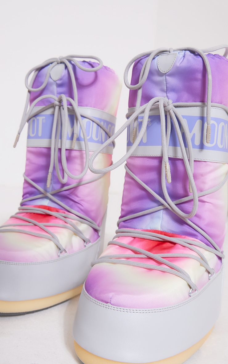 Grey Moon Boot Icon Tie Dye image 4