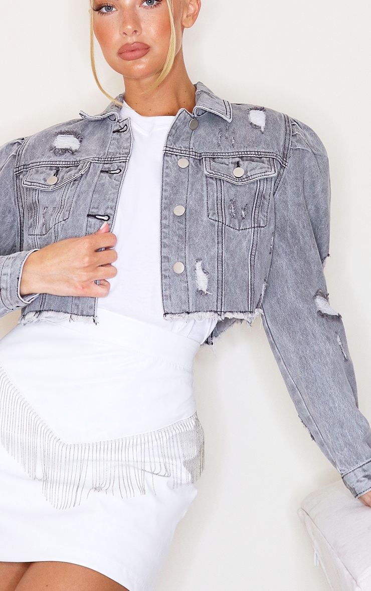 pretty little thing denim shirt