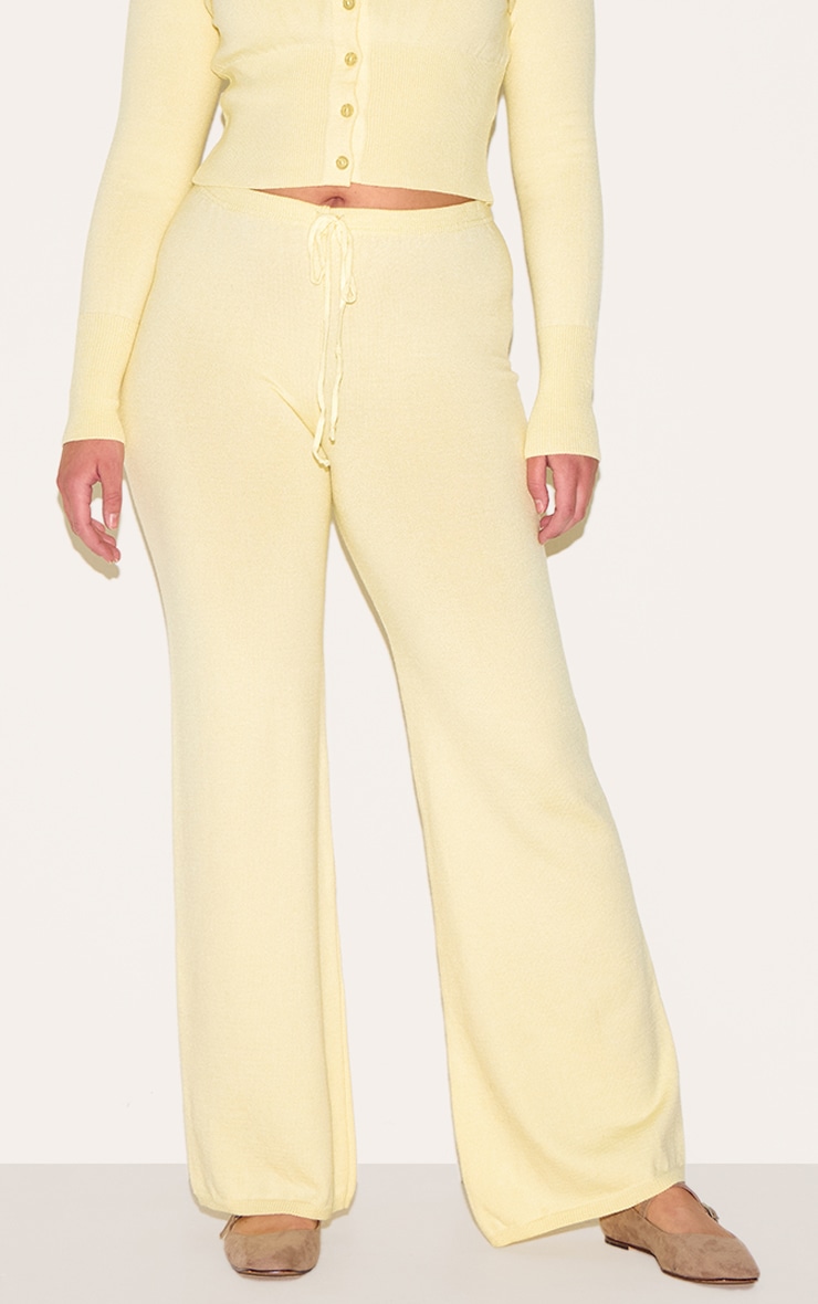 Shape Lemon Knitted Tie Waist Pants image 2