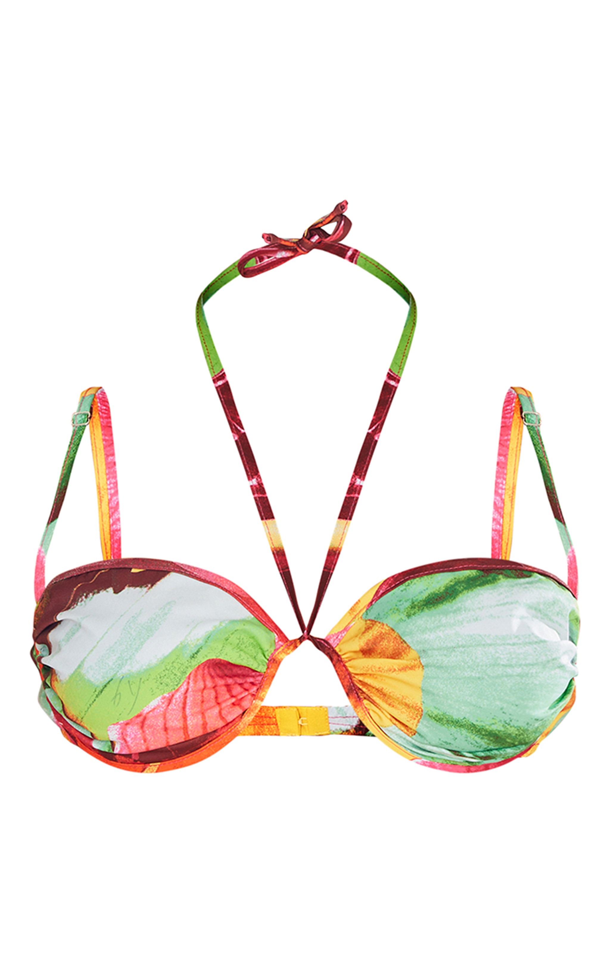 Petite Bralette multicolore imprimé fleurs image 5