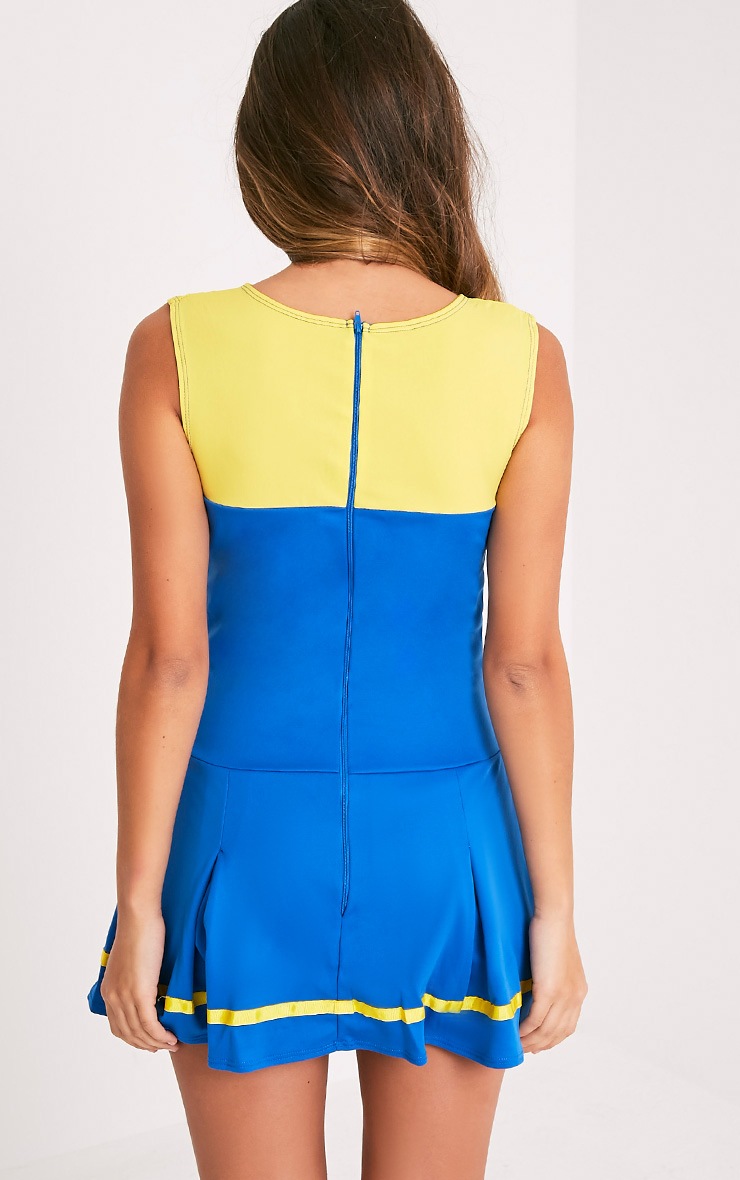 Cheerleader Blue Fancy Dress Costume PrettyLittleThing