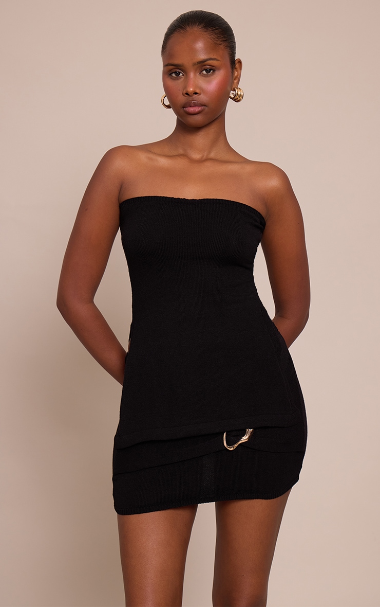 Top bustier long noir image 1