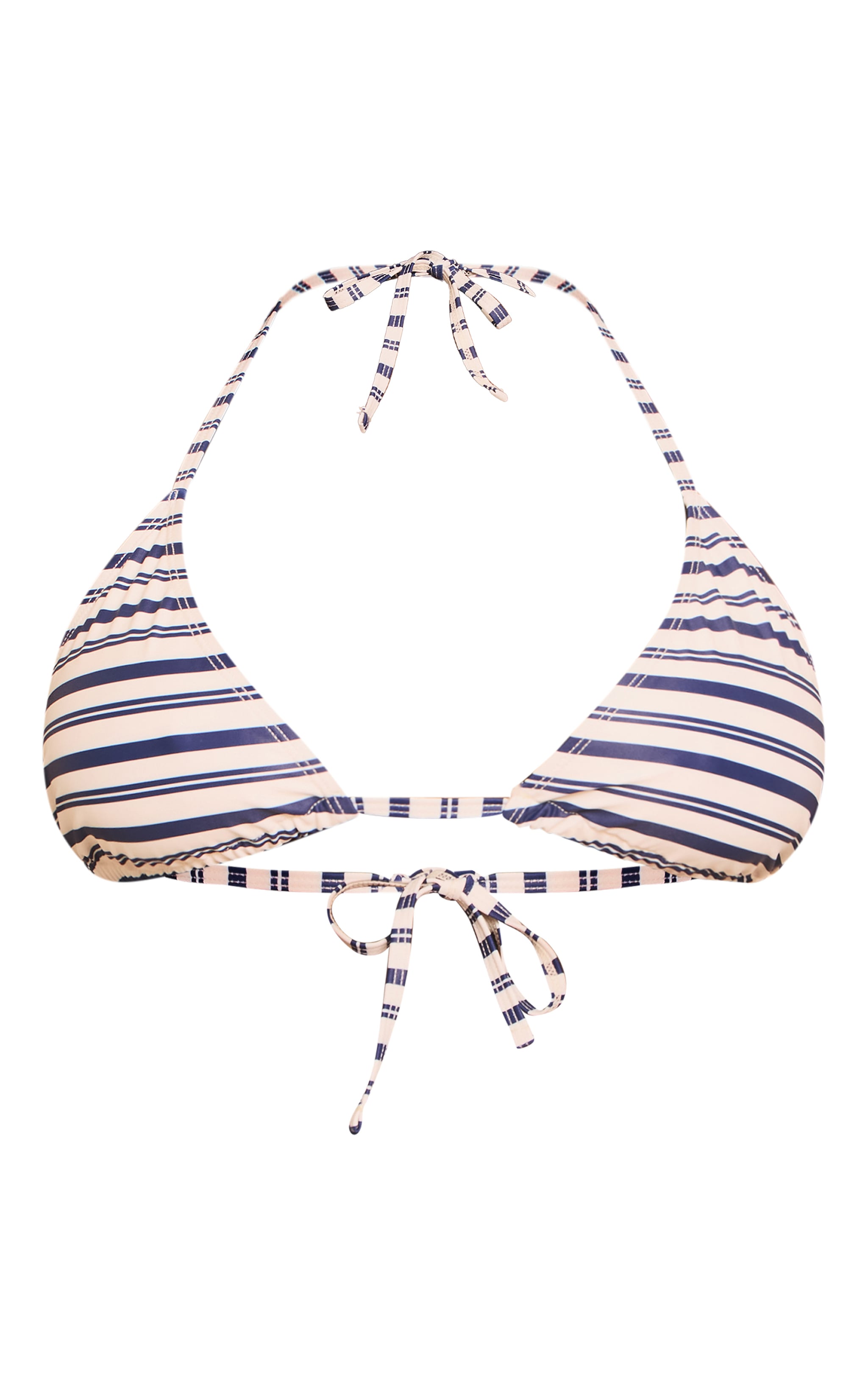 Plus Bas de maillot de bain tanga bleu marine à rayures image 5
