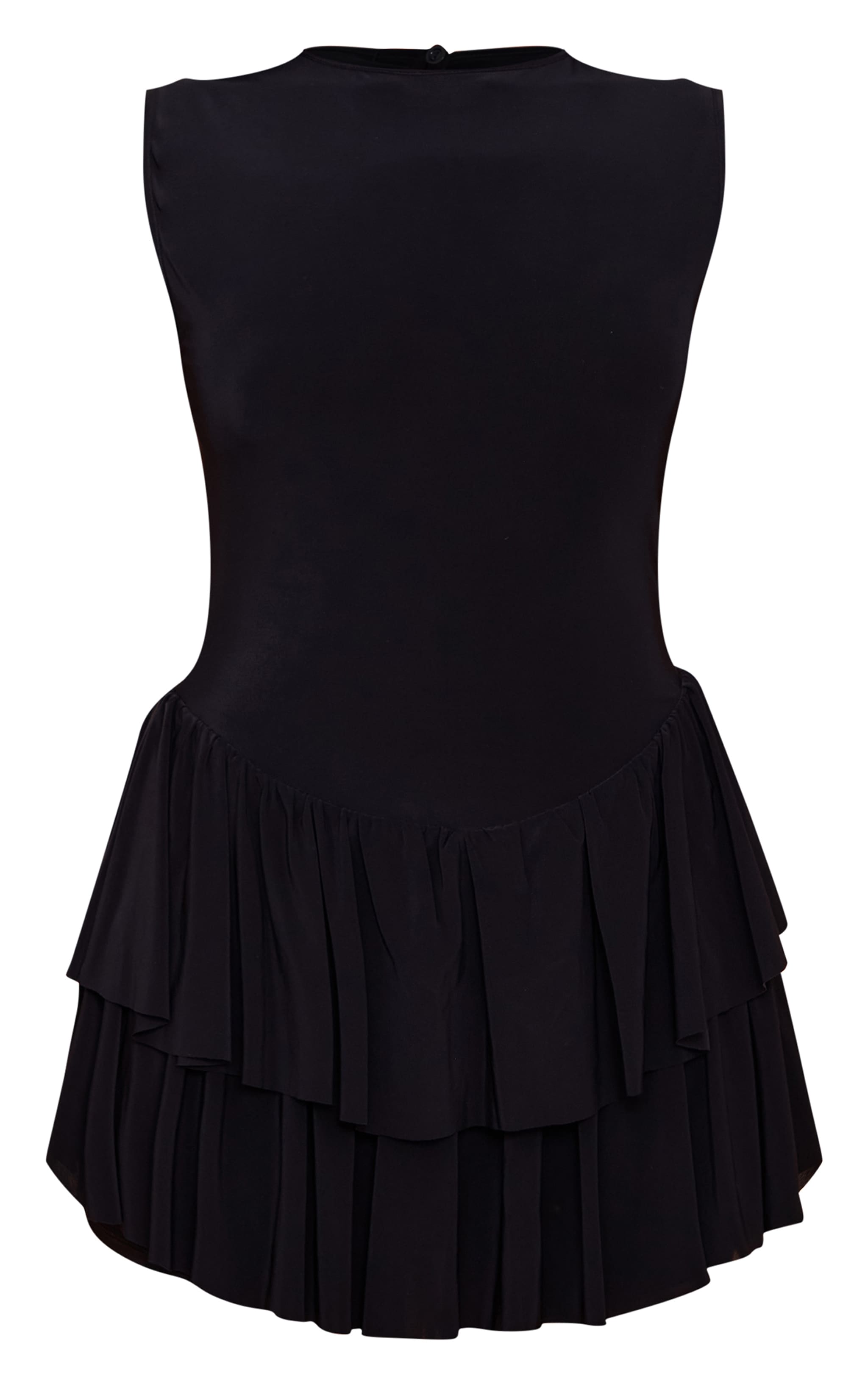 Combishort jupe-short style tutu moulant doublé noir image 5