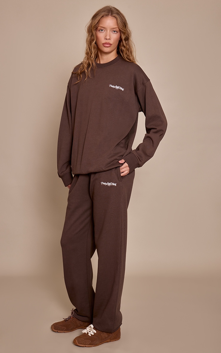 PLT Chocolate 440 GSM Heavyweight Cotton Loopback Sweatshirt  image 3