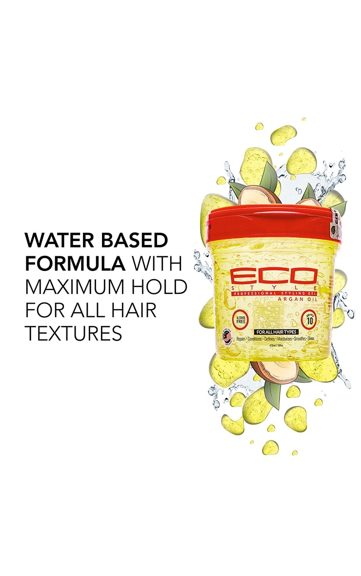 Eco Style Argan Oil Hair Styling Gel 473ml image 3