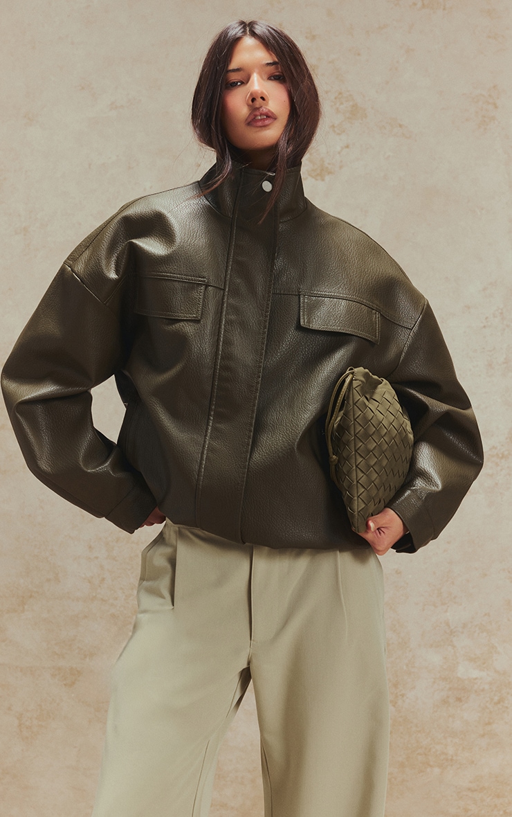 Ecru Satin Tailored Detail Wide Leg Pants