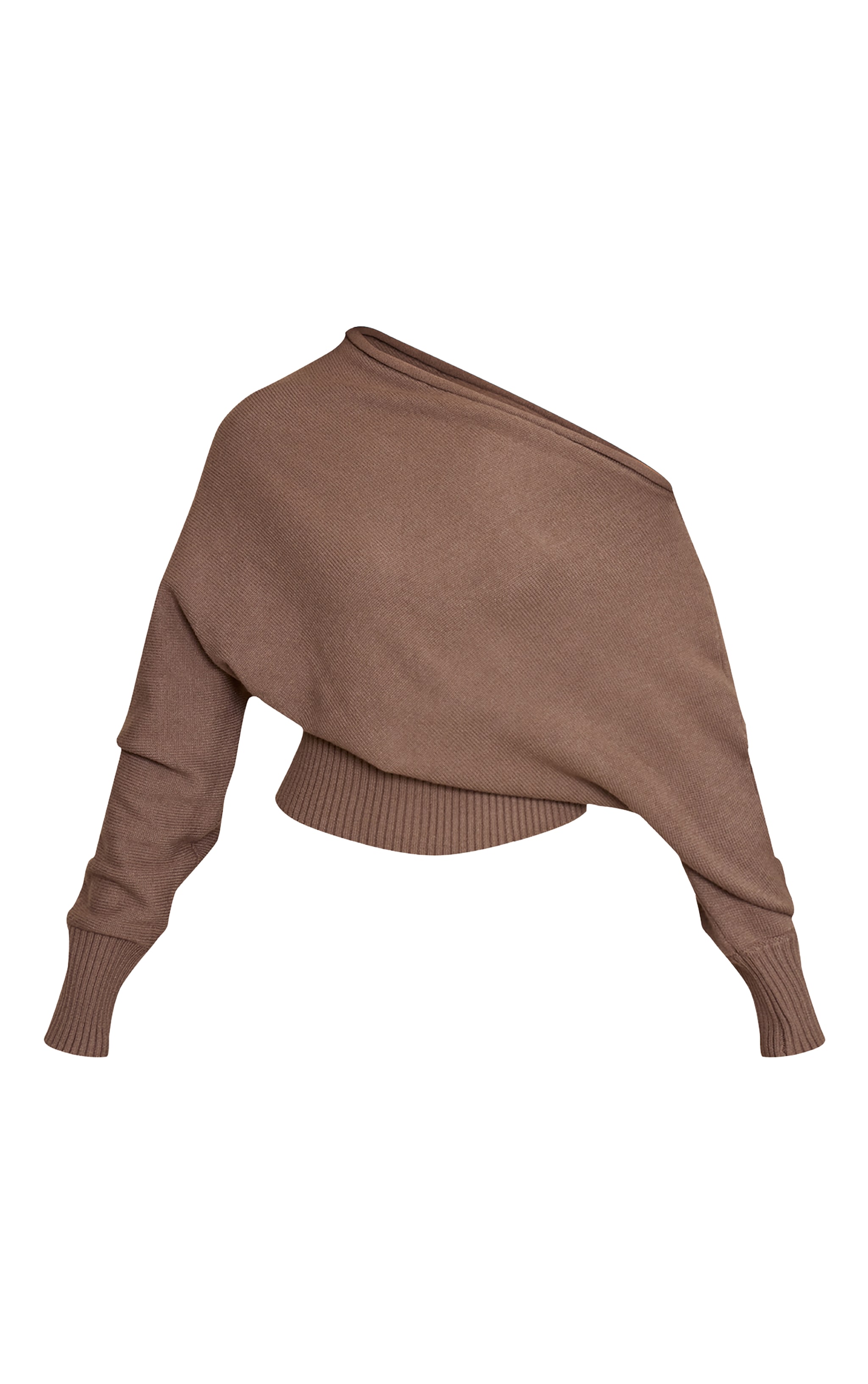 Mushroom Slouchy Oversized Rib Waist Sweater  image 5