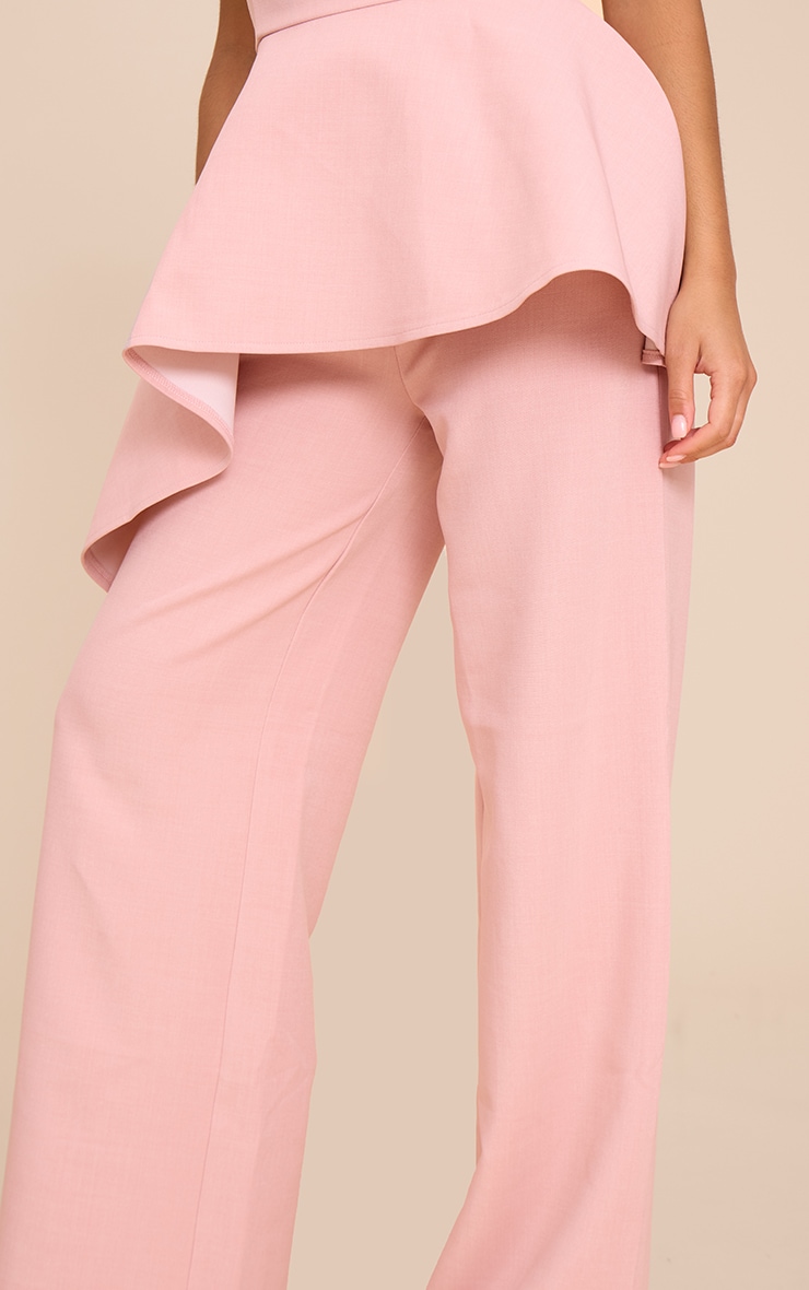 Light Pink Premium Tailored Straight Leg Pant image 4