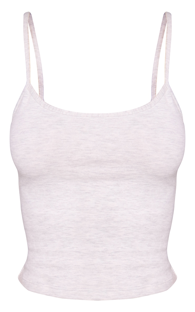Grey Melange Soft Cotton Vest image 5