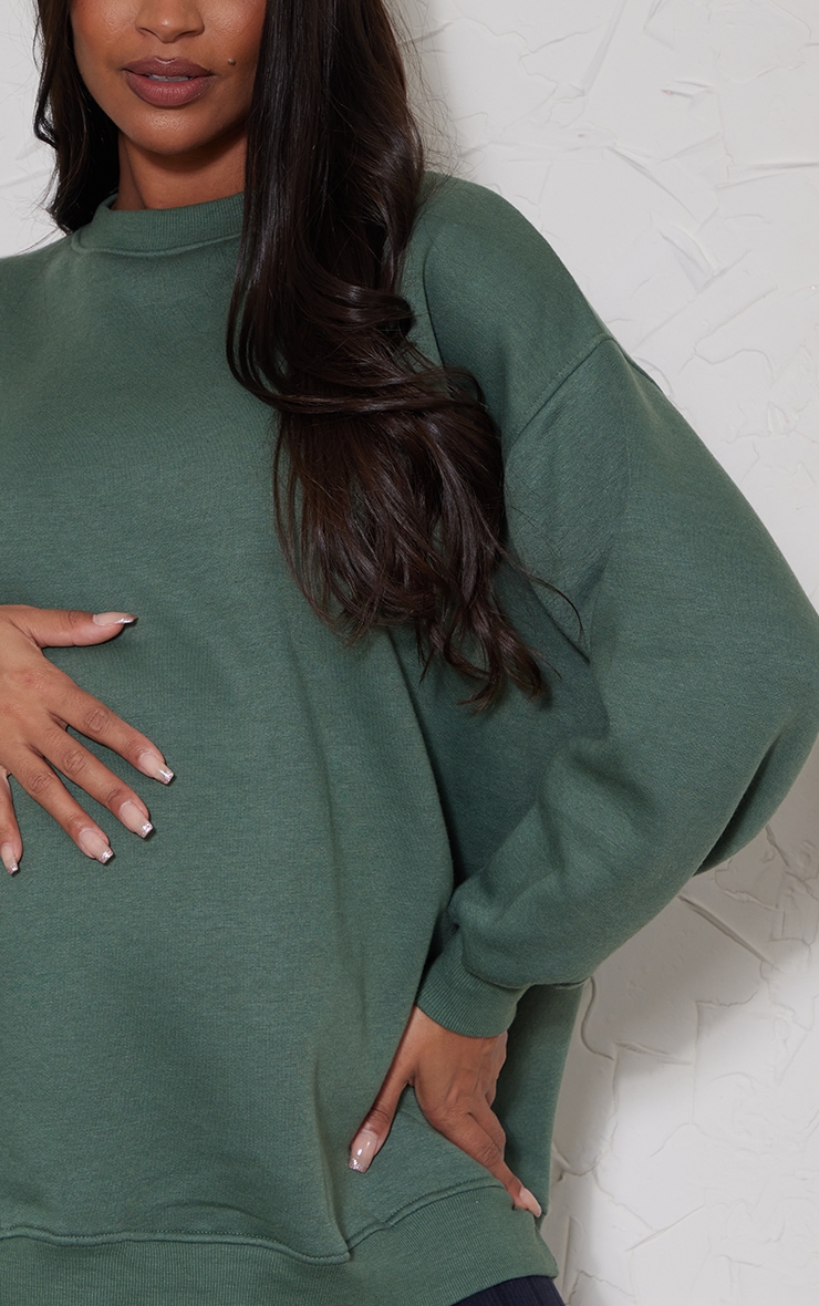 Maternity Sea Green Ultimate Sweatshirt PrettyLittleThing AUS