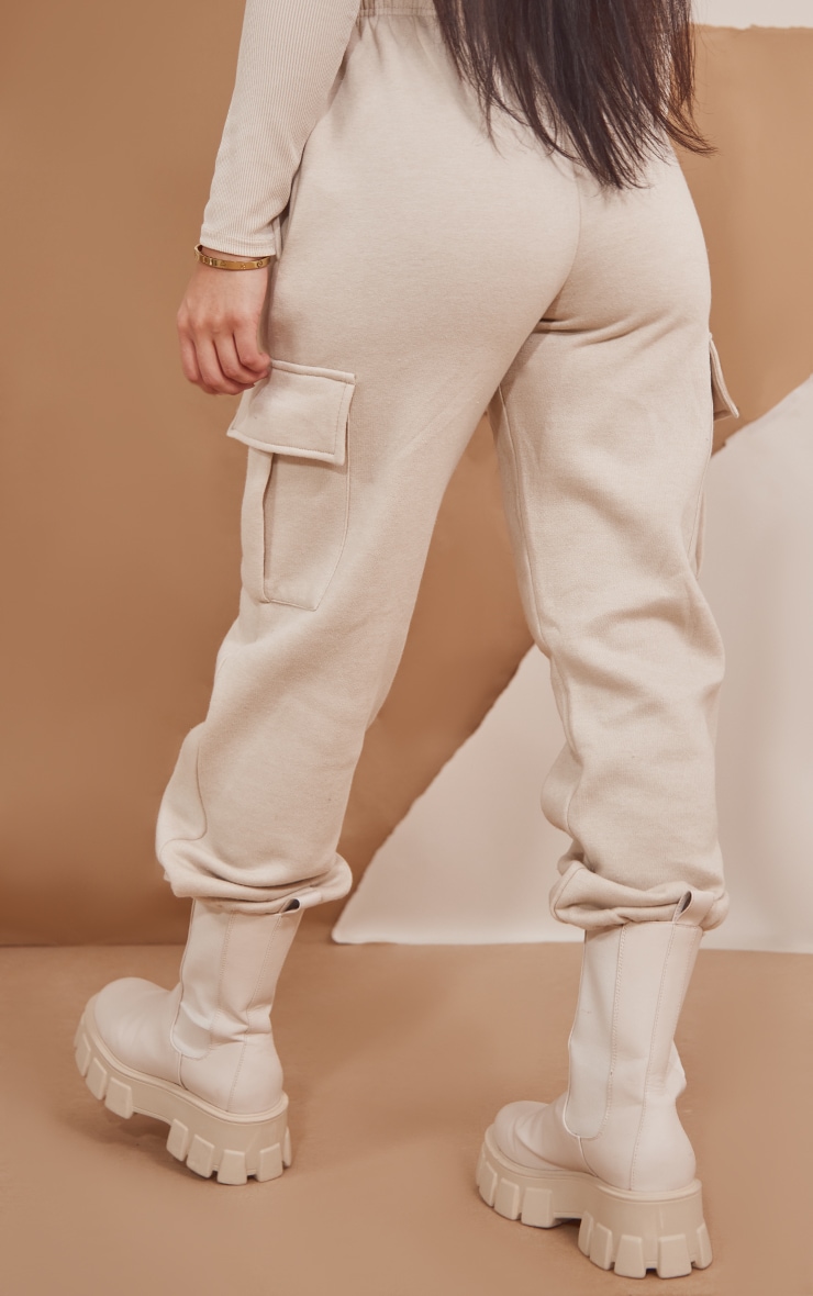 RENEW Petite Oatmeal Ultimate Cuffed Joggers image 3