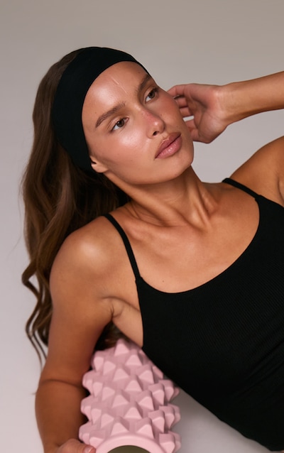 Black Jersey Headband