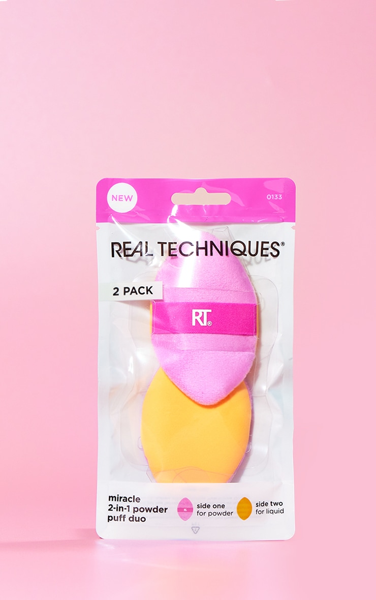 Real Techniques Miracle 2-In-1 Powder Puff Duo image 2