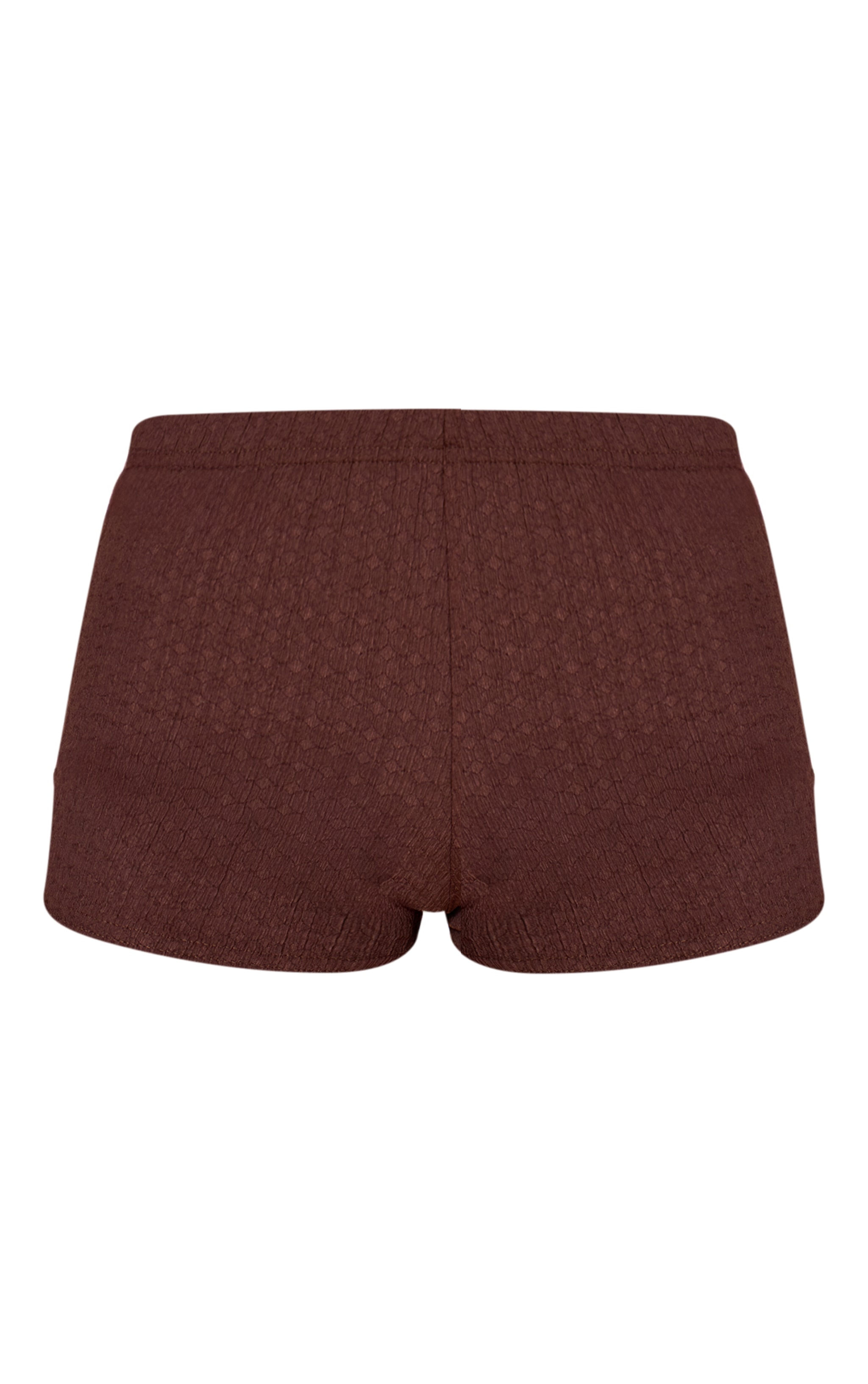 Chocolate Textured Hot Pants image 6