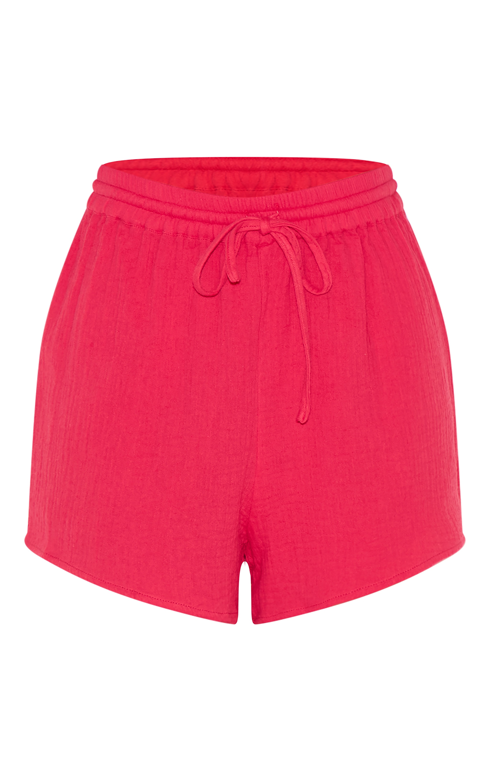 Short oversize fluide rouge tomate image 6