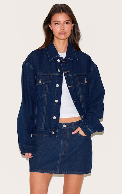 Indigo Oversized Classic Denim Jacket
