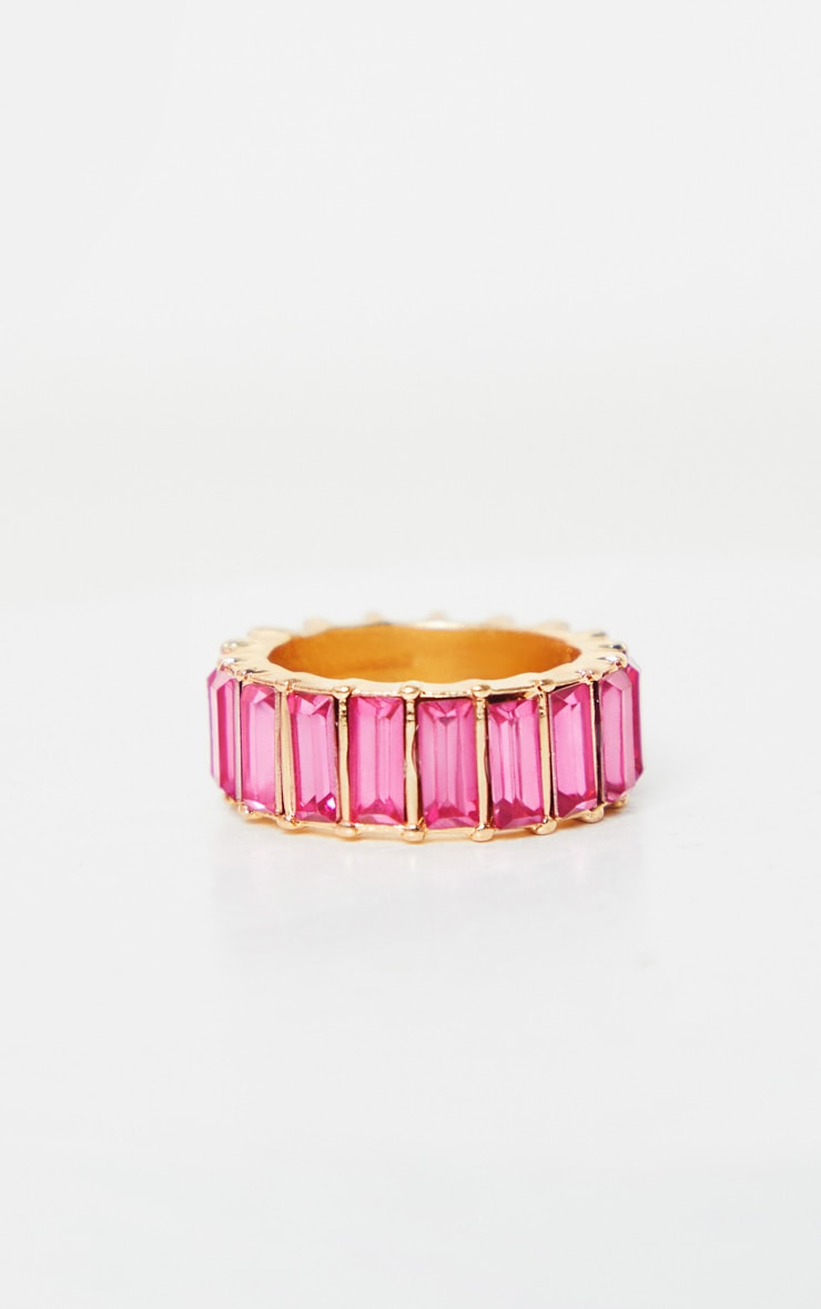 Pink Eternity Band Ring