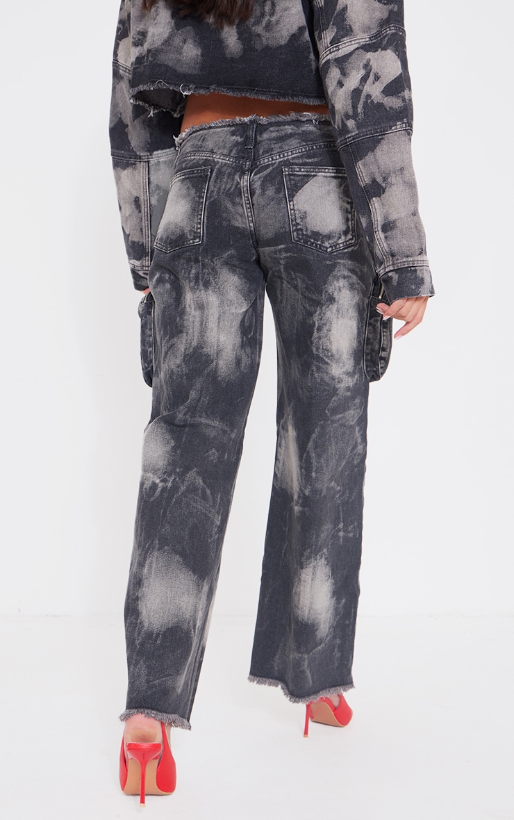 Bleached Jeans Bleaching Black Denim Bleach Dye Jeans Bleached