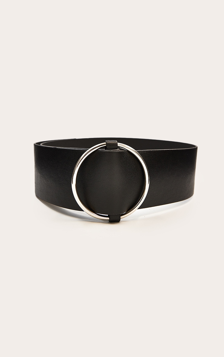 Black Chunky O-Ring Belt image 2