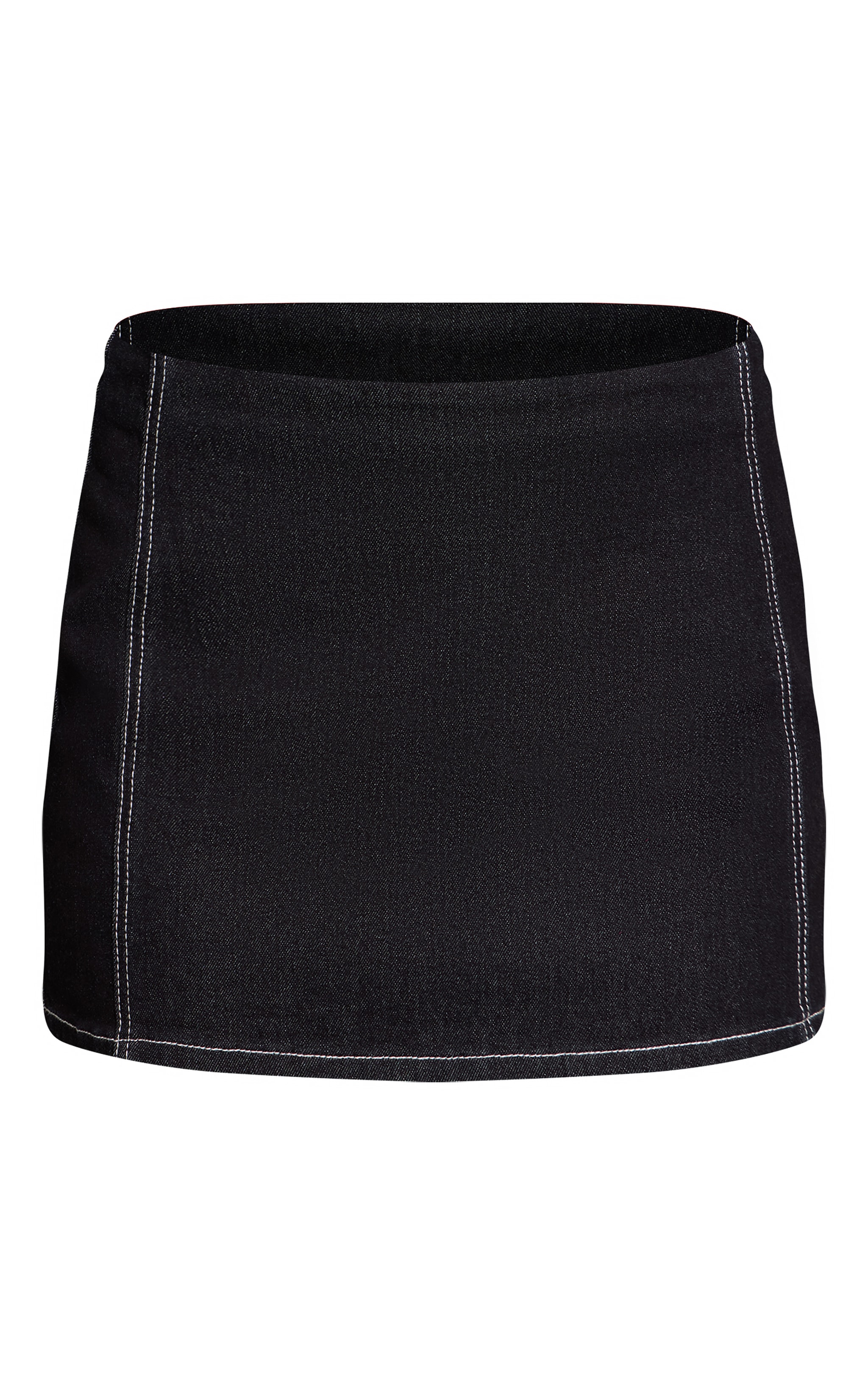 Raw Indigo Washed Denim Mini Skirt image 6