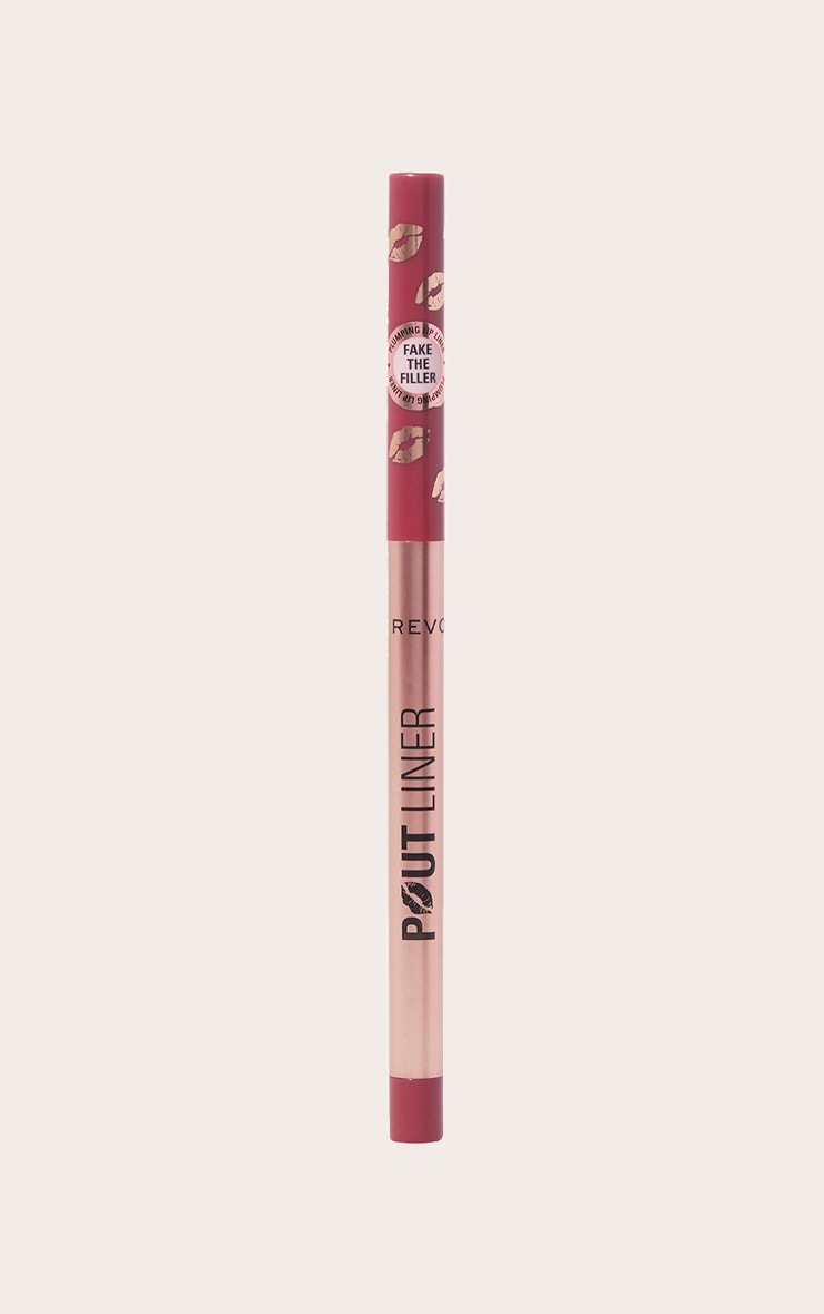 Revolution Pout Bomb Plumping Lip Liner Deepest Mauve image 3