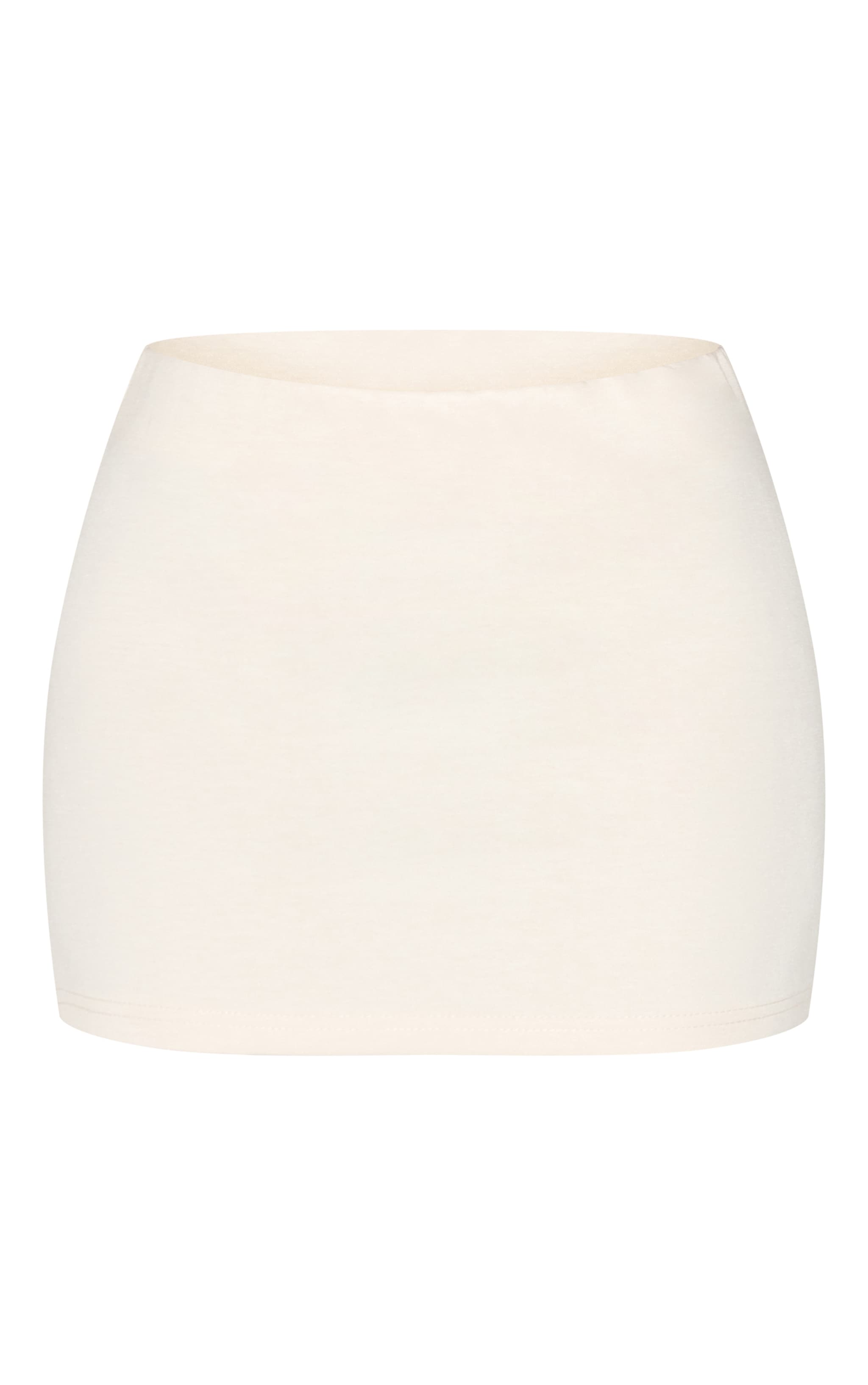 Cream Soft Touch Mini Skirt image 6