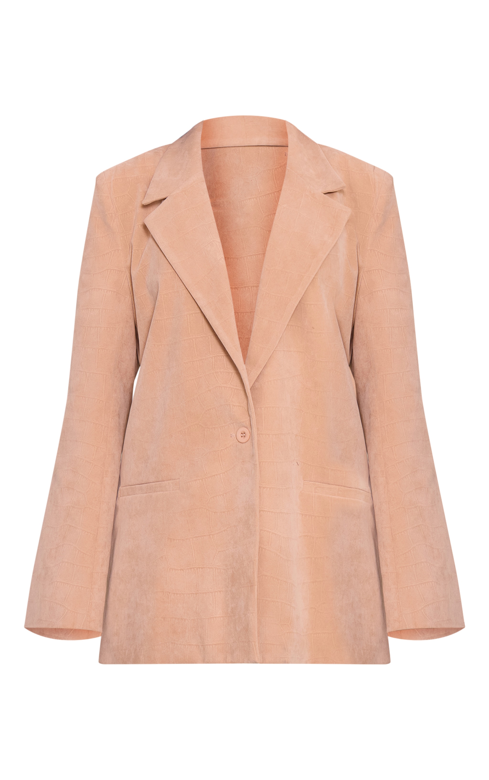Sand Croc Suede Blazer image 5