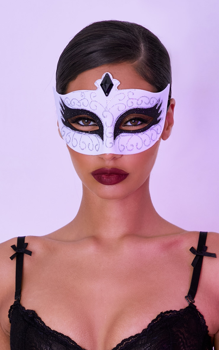 Gothic Swan Eye Mask