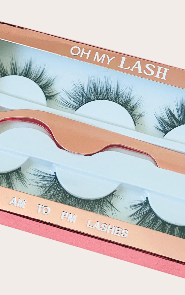Oh My Lash AM to PM 3 Lashes and Eyelash Applicator image 3
