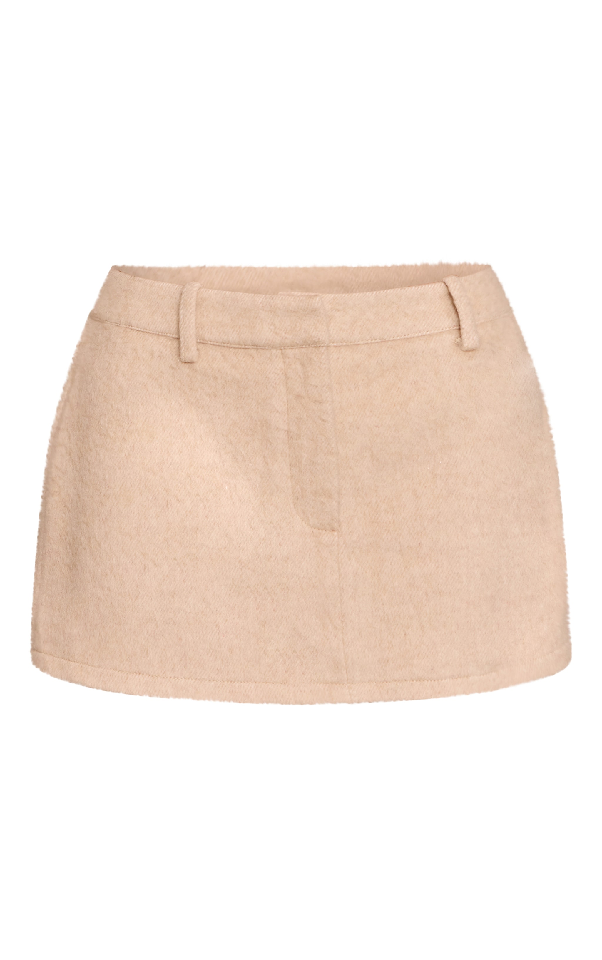 Sand Brushed Wool Mini Skirt image 6