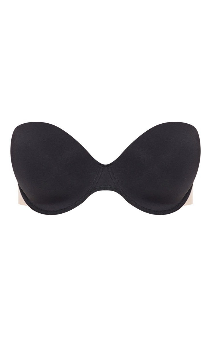 Stick On Winged Black Bra | Lingerie | PrettyLittleThing IE