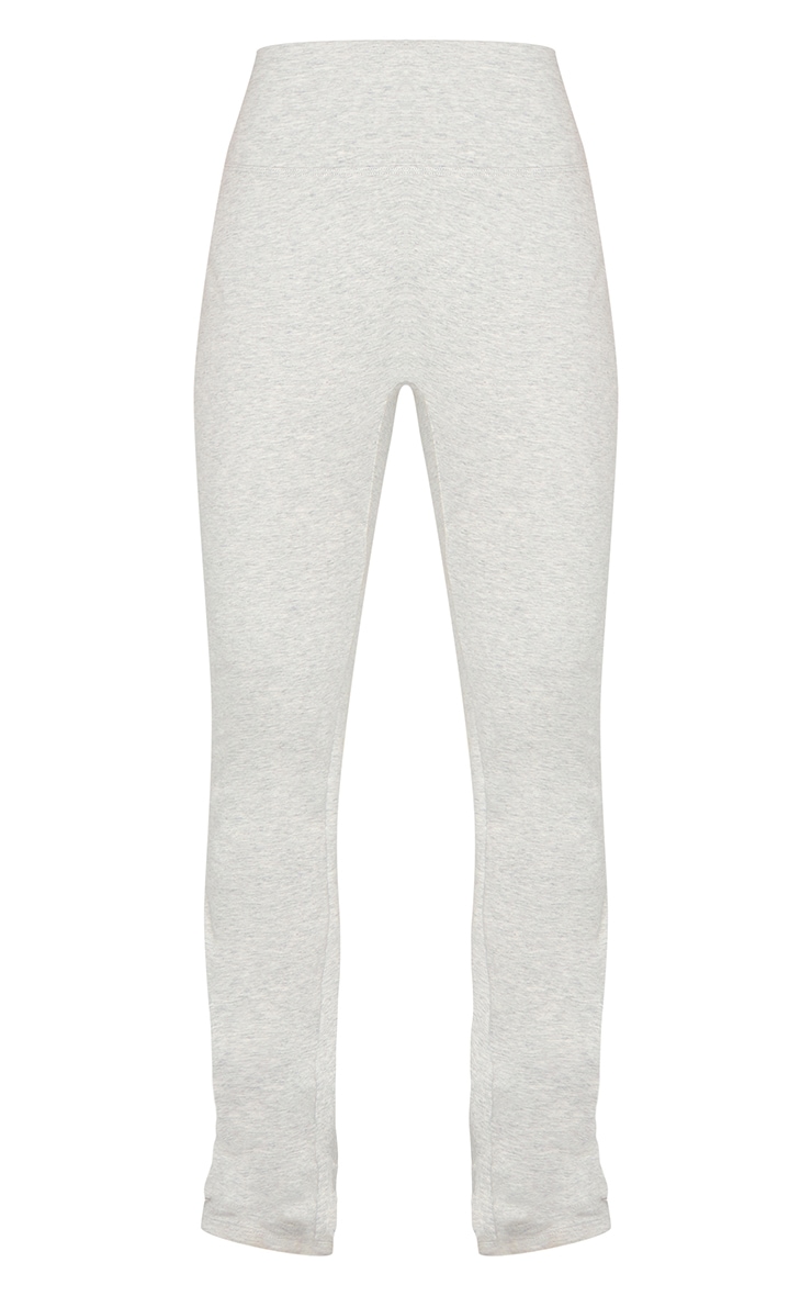 Pantalon de Yoga Évasé Taille Haute Sculpt en Molleton Gris Petite image 5
