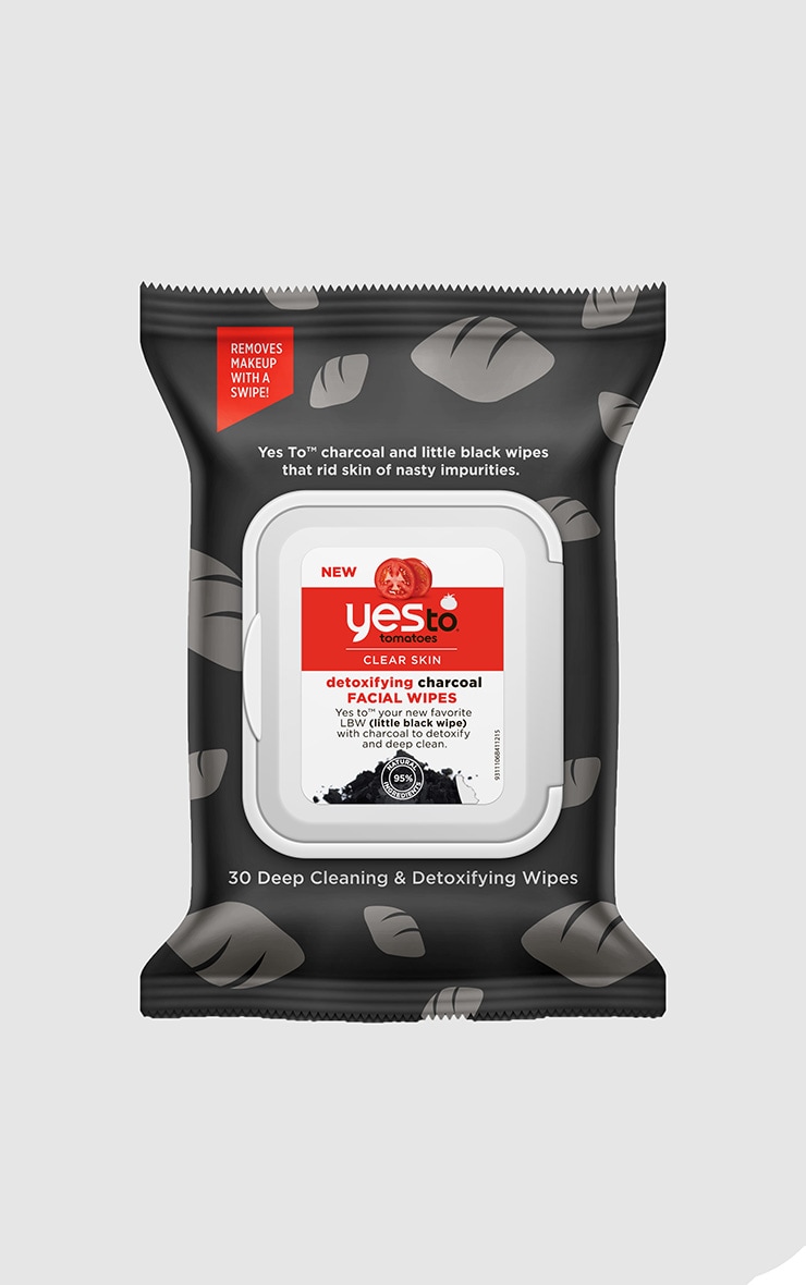 Yes To Tomato Detoxifying Charcoal Wipes. Beauty PrettyLittleThing AUS