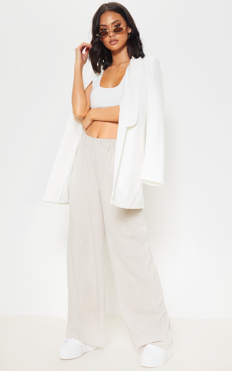 Light Grey Wide Leg Pants