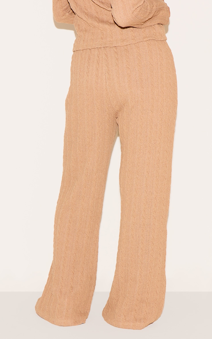 Plus Pantalon large texturé gris pierre image 3