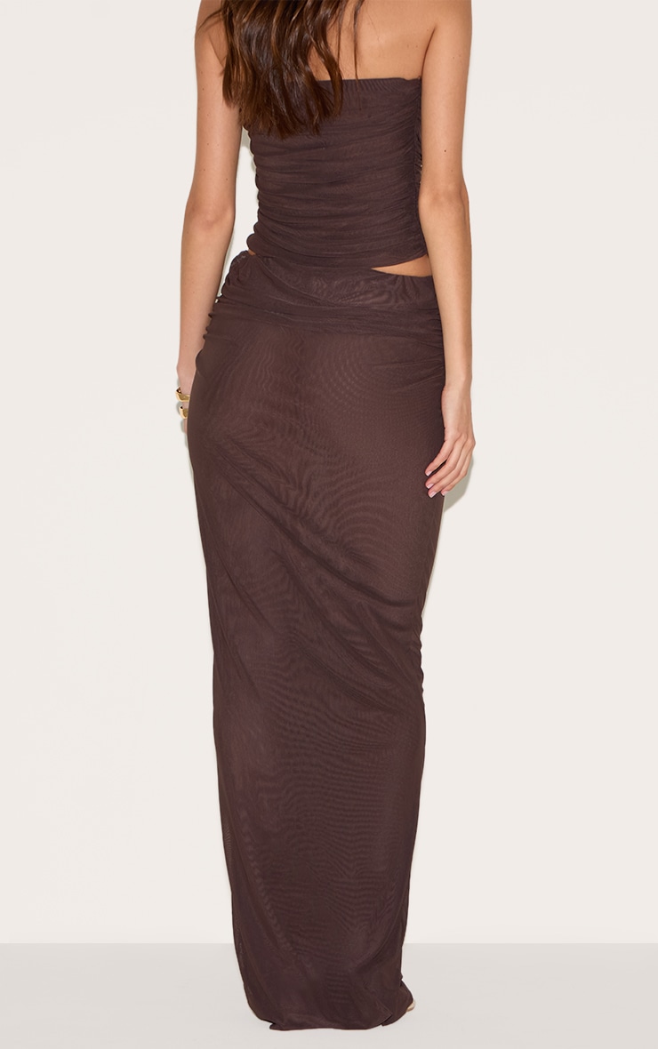 Mushroom Mesh Maxi Skirt image 3