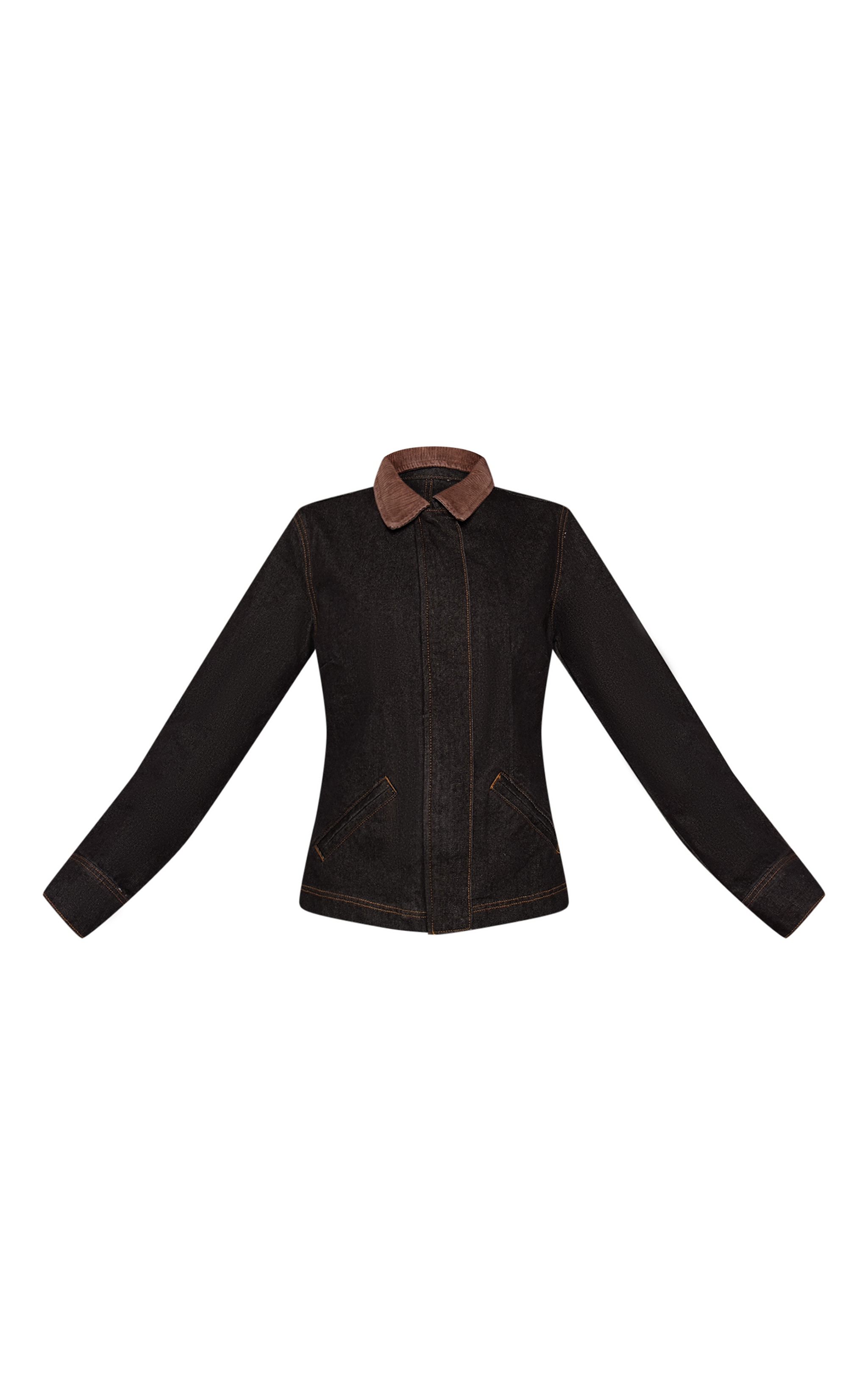 Raw Indigo Cinched Denim Jacket image 5