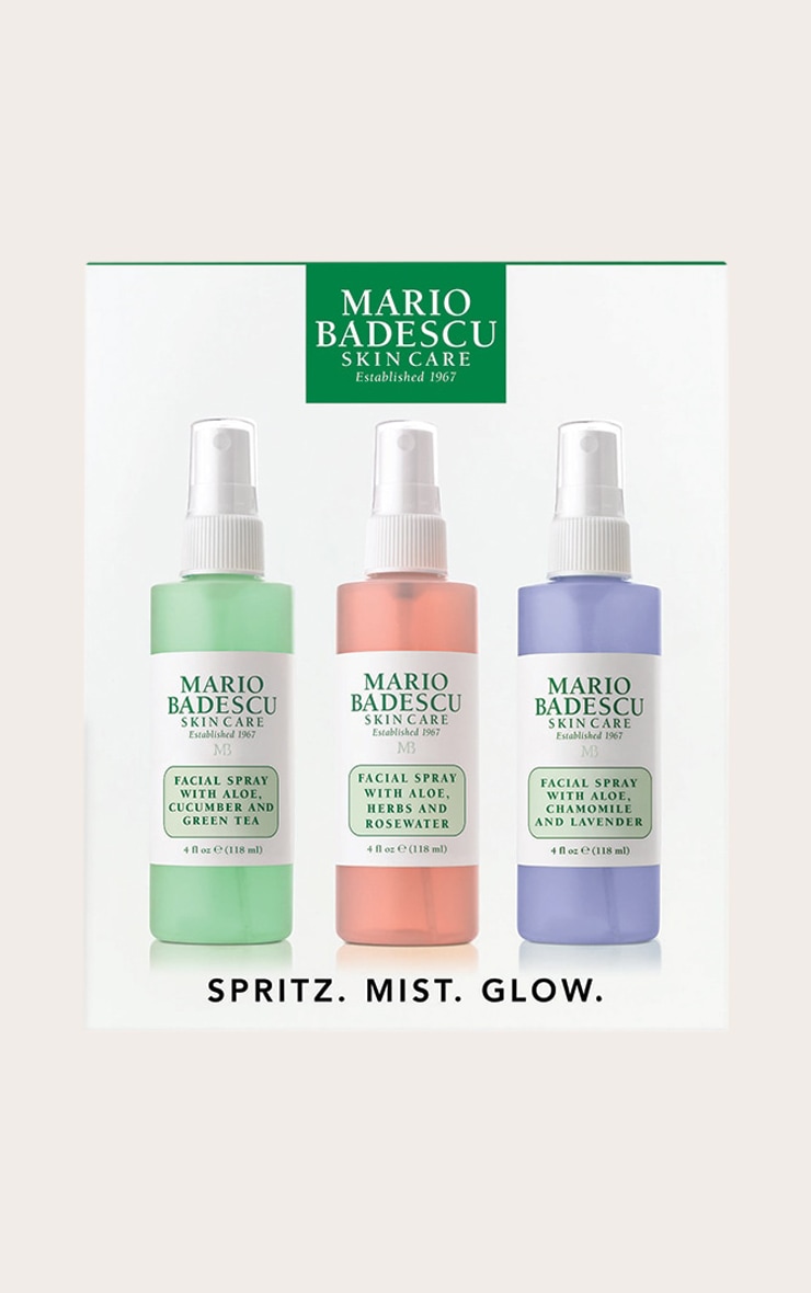 Mario Badescu Coffret de brumes pour le visage Spritz Mist Glow 118ml image 2