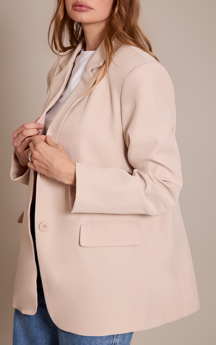Stone Oversized Blazer image 4