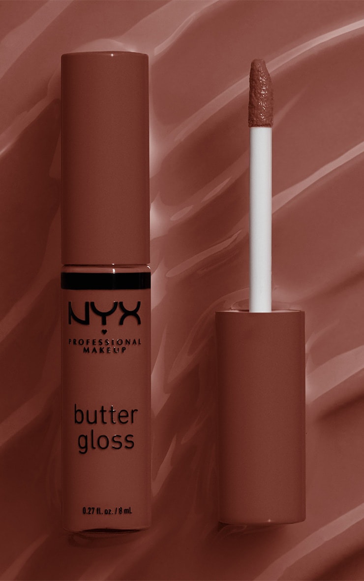 NYX PMU Makeup Butter Lip Gloss Brownie Drip image 4